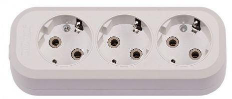 

Колодка Luxel 3 розетки с заземлением (7131)