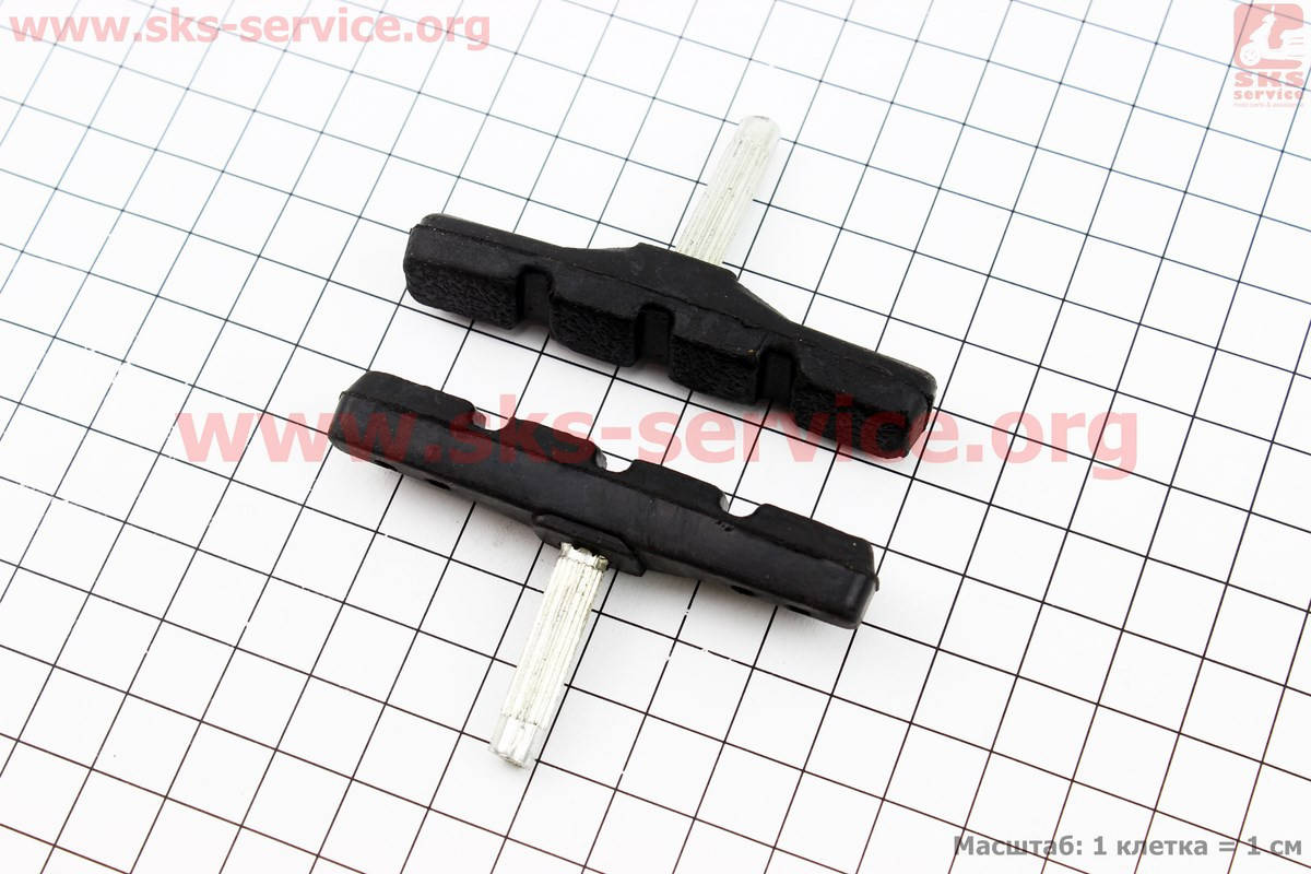 

Тормозные колодки V-brake к-кт, под шлицы тип 2