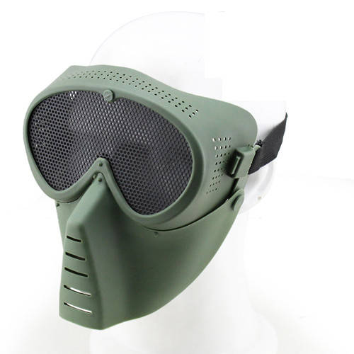 

Маска-сітка V1 перфорація Olive (для Airsoft, Страйкбол)