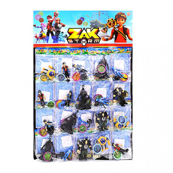 

Герої мультфільму "ZAK STORM" (планшет 20 шт.) 96300 р.58*38*2см. *
