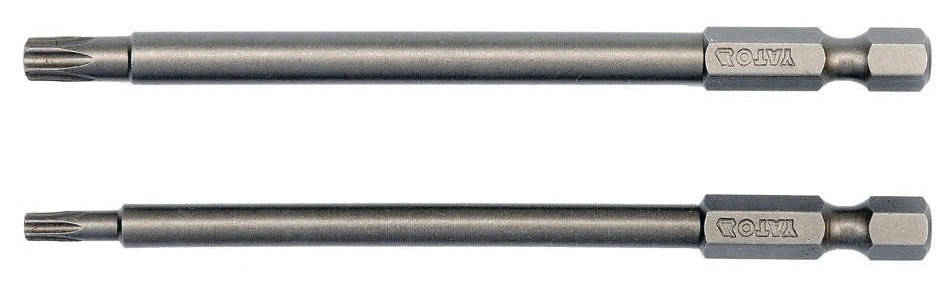 

Насадка отвертки бита YATO Польша TORX SECURITY 1/4" T20/T30 l=100 мм 2 шт YT-0492