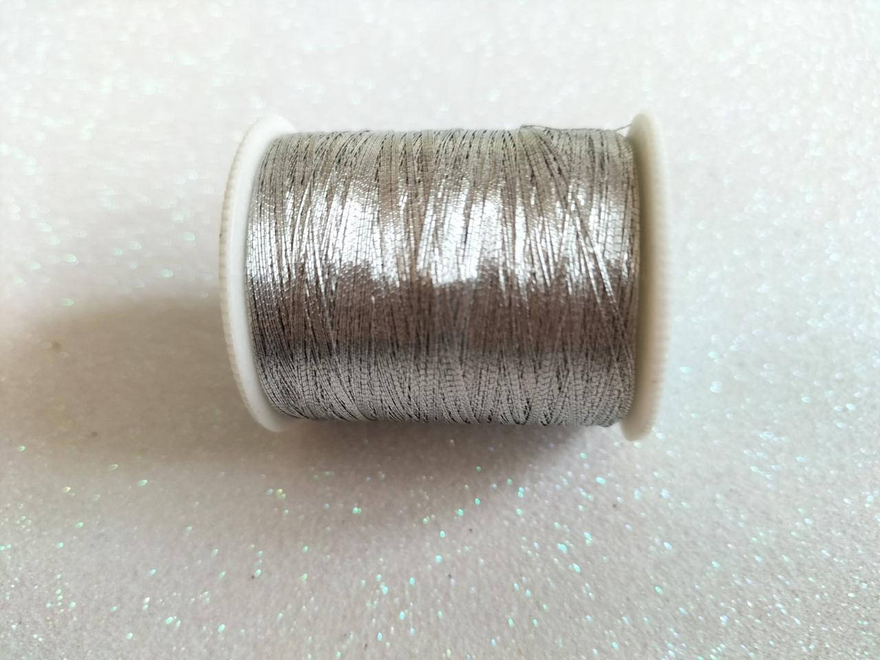 

Нитка люрекс 100м (150D/1) цвет серебро