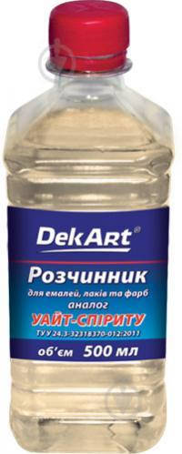 

Растворитель 0,5 л для эмалей, лаков, красок ТМ "DEKART"