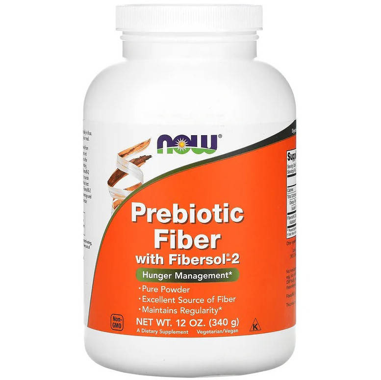 

Пребиотическая клетчатка NOW Foods "Prebiotic Fiber with Fibersol-2" чистый порошок (340 г)
