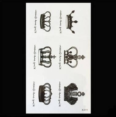 

Наклейки для тела "Короны" - размер стикера 10*6см