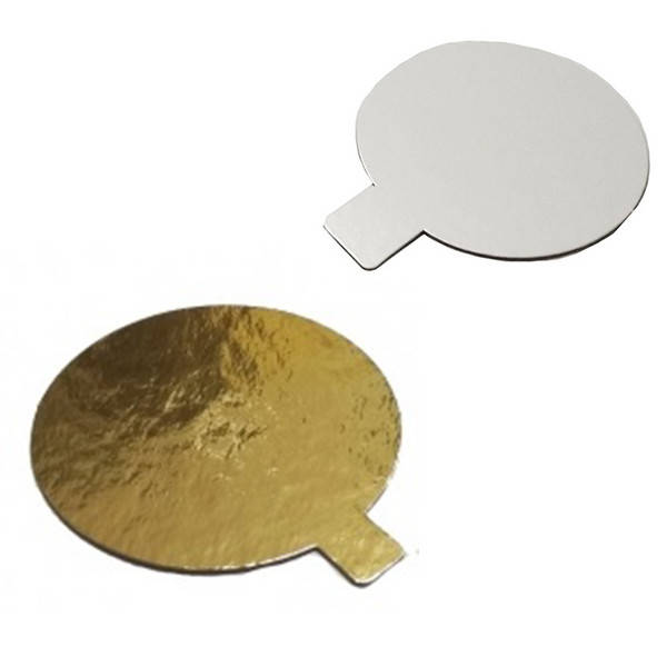 

Подложка под торты круг Ø-80 мм с ушком (100 шт)