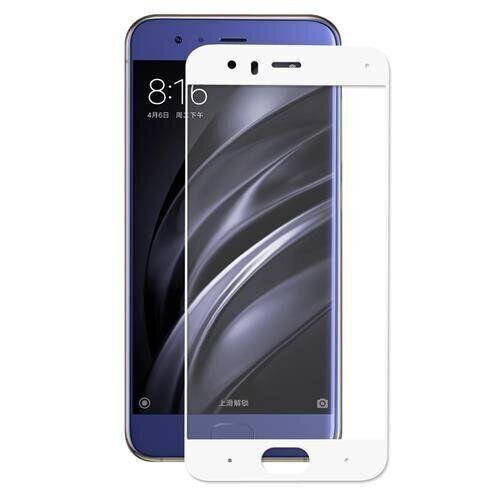 

Защитное стекло для Xiaomi Mi6 на весь экран 5д стекло на телефон сяоми ми6 белое NFD, Белый