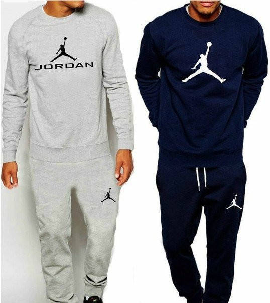 

Мужской спортивный костюм реглан Jordan (Джордан), Серый