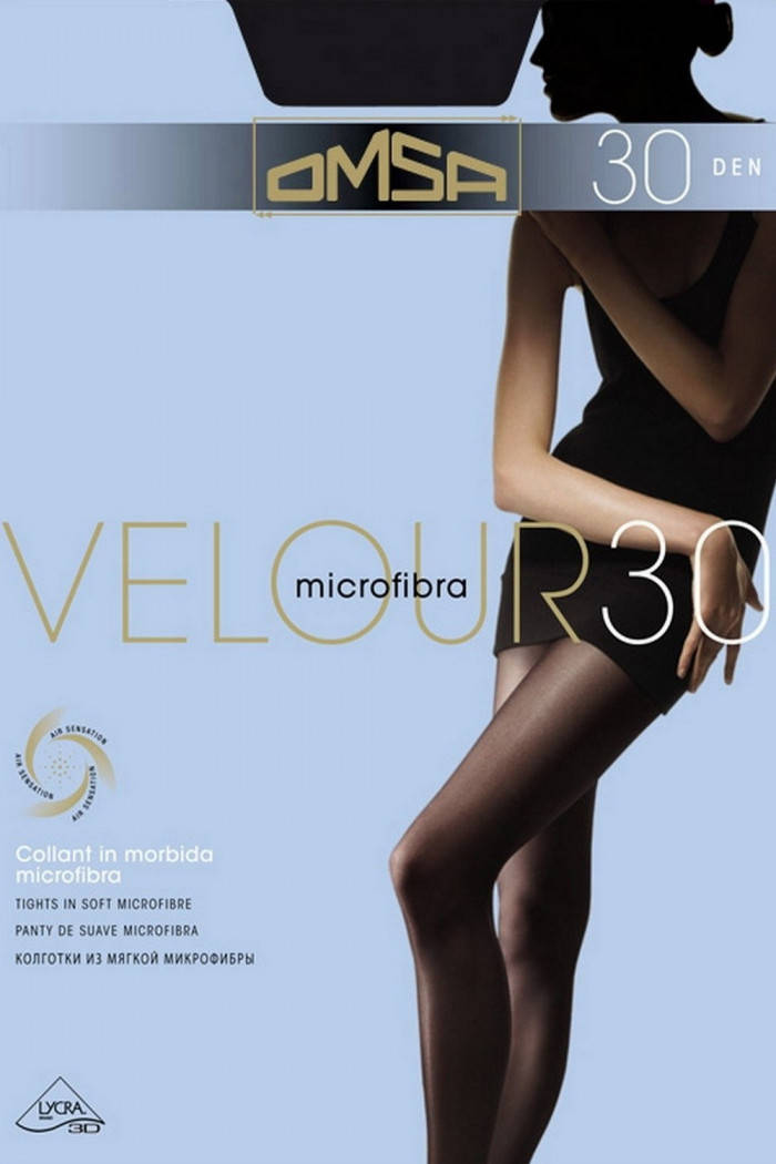 

КОЛГОТКИ ВЕЛЮРОВЫЕ OMSA VELOUR 30 DE , Бежевый