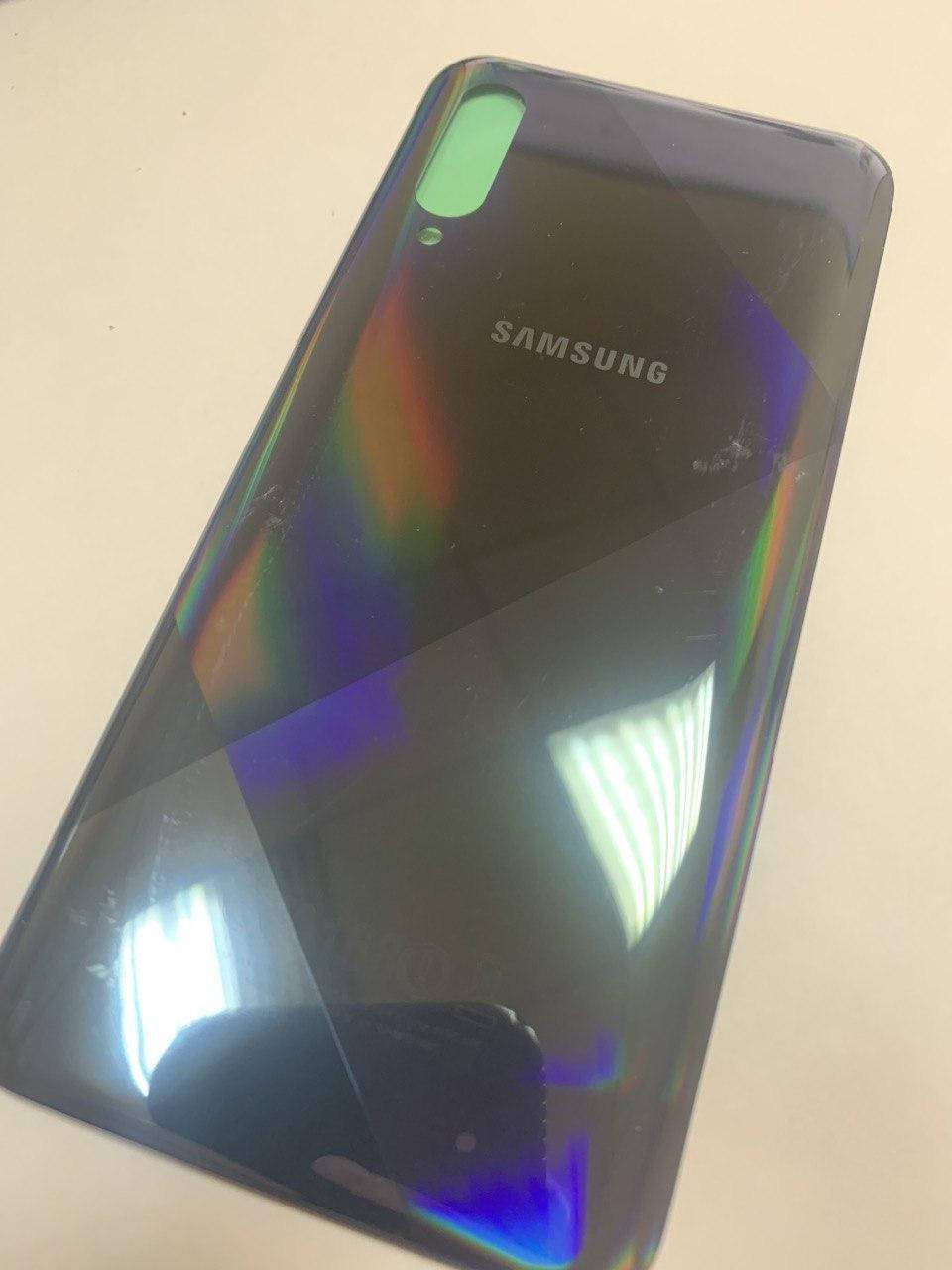 

Задняя крышка Samsung A507F Galaxy A50s черная Prism Crush Black оригинал, Черный