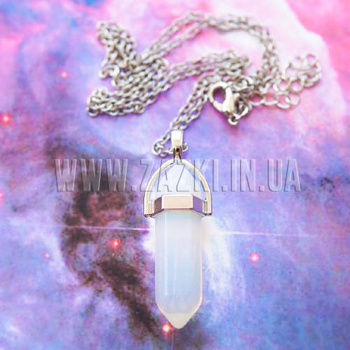 

Кулон Маятник Кристалл Лунный камень Опал