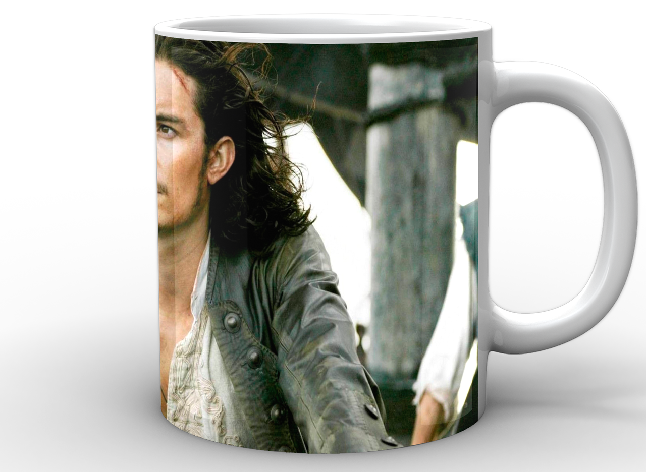 

Кружка GeekLand белая Pirates of the Caribbean Пираты Карибского моря уилл за штурвалом PC.02.014, Белый