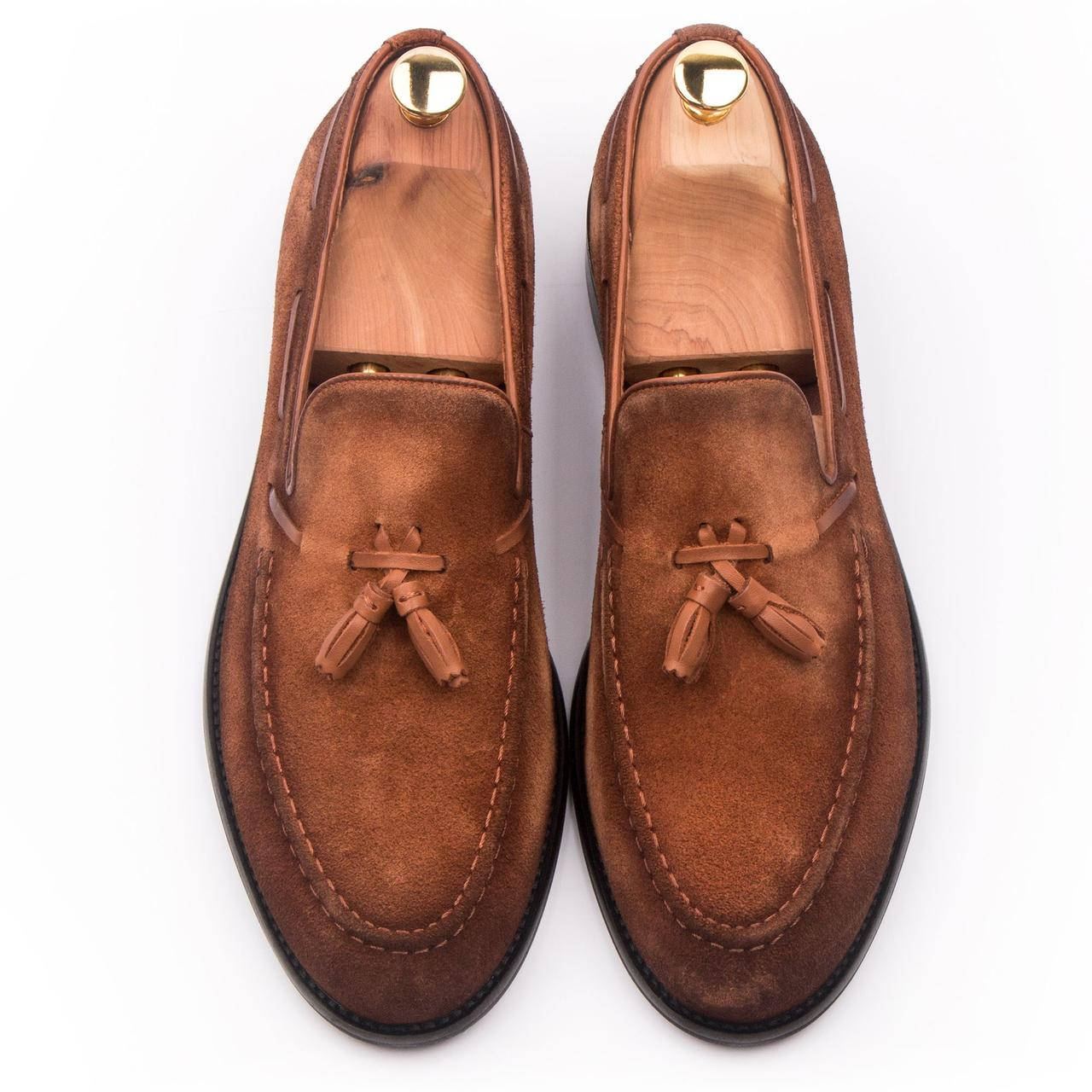 

Лоферы Flane suede brown, Коричневый