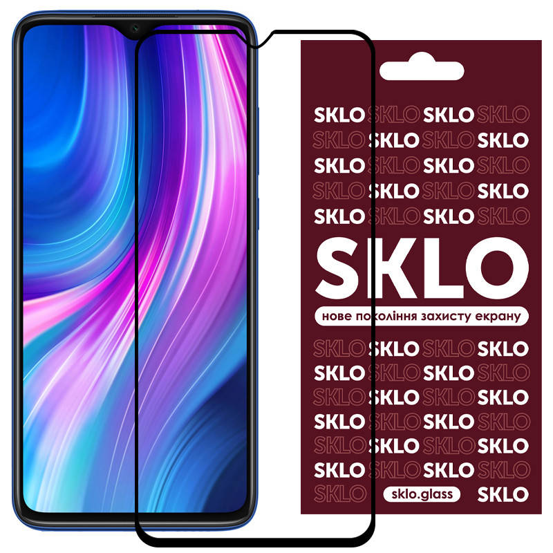 

Защитное Стекло 3D для Xiaomi Redmi Note 8 Pro, Черный
