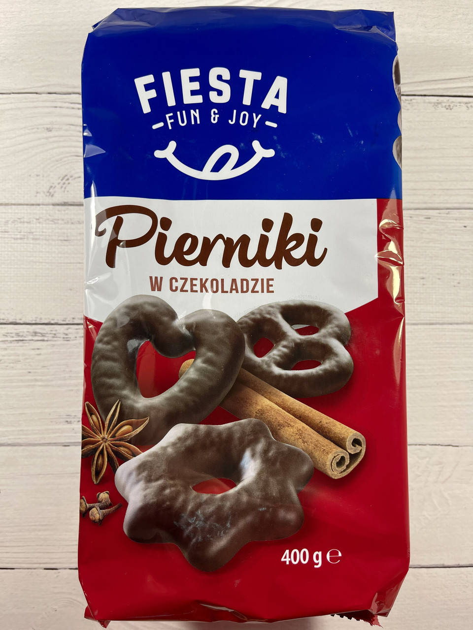 

Пряники в темном шоколаде Fiesta Pierniki 400г Польша
