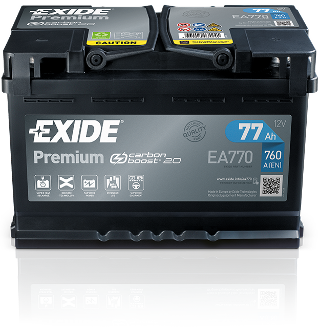 

Аккумулятор автомобильный Exide EA770