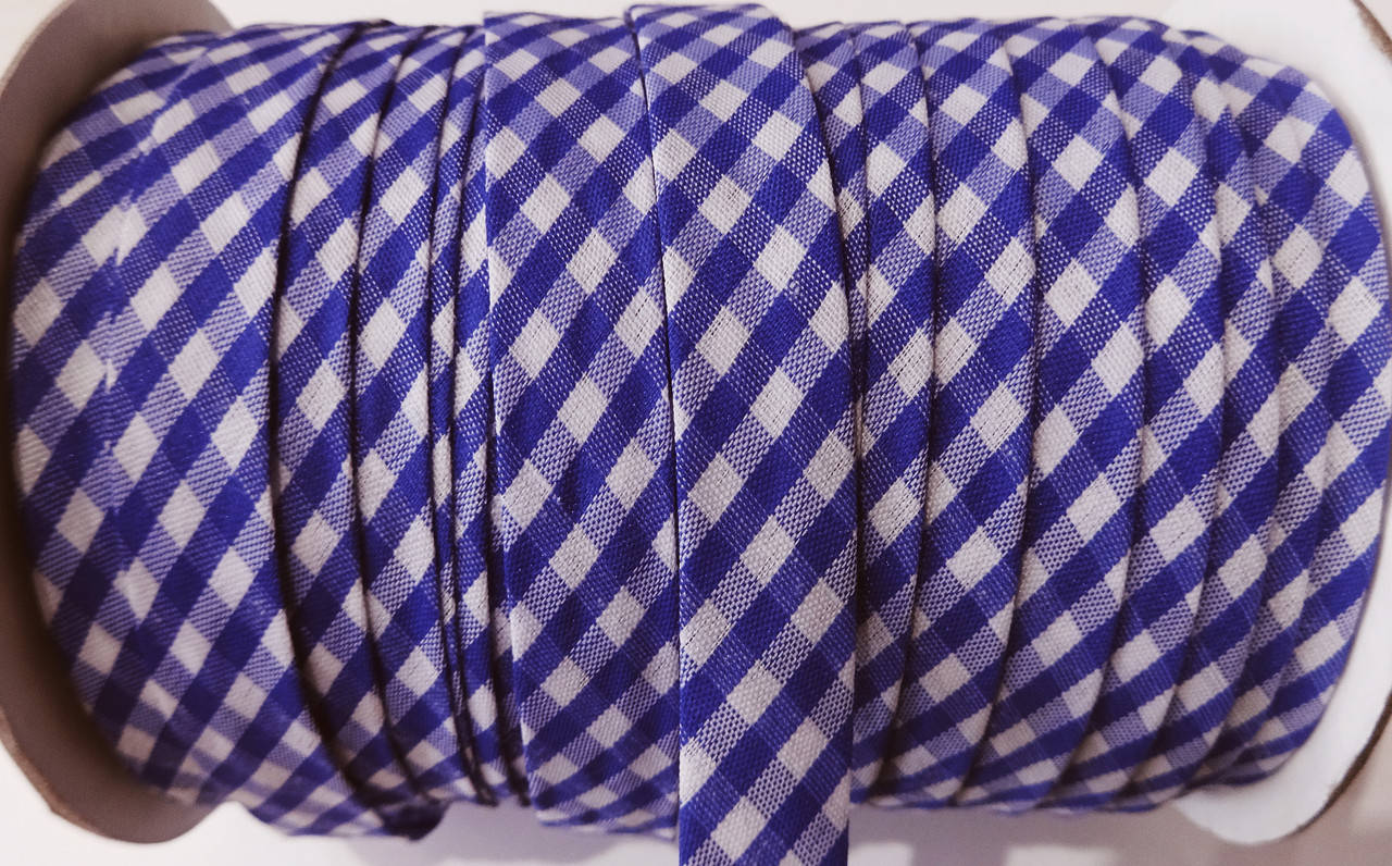 

Косая бейка шотландка (клетка 065) 15 мм электрик