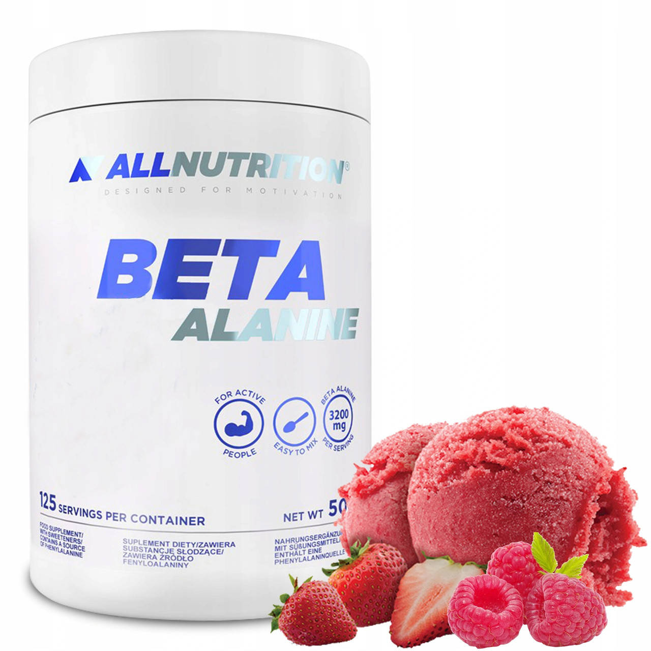 

Бета Аланин Beta Alanine 500g Raspberry Strawberry