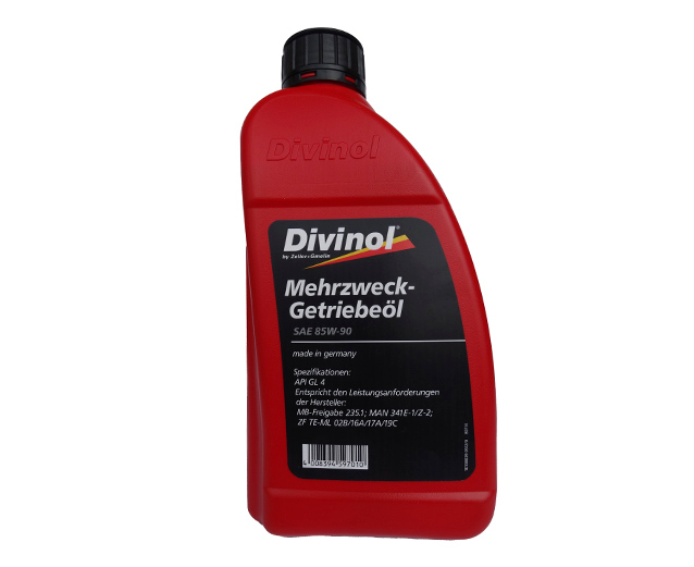 

Масло трансмиссионное DIVINOL Mehrzweck-Getriebeol 85w90 GL-4 1л 183158