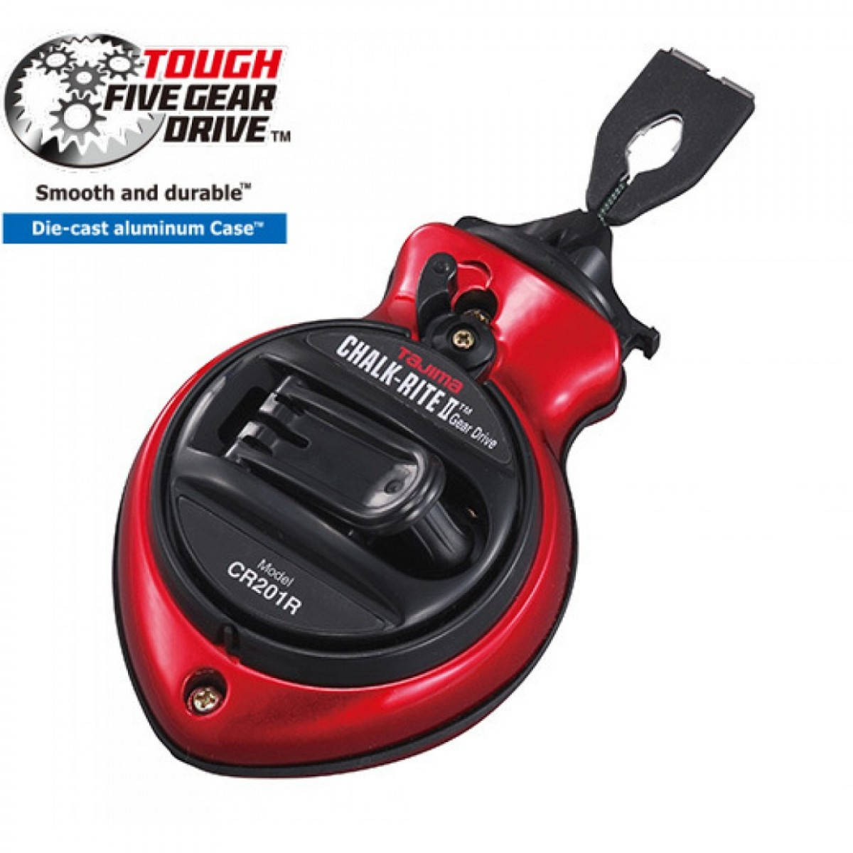 

Шнур разметочный TAJIMA CHALK-RITE II GEAR DRIVE 25 м код CR201R