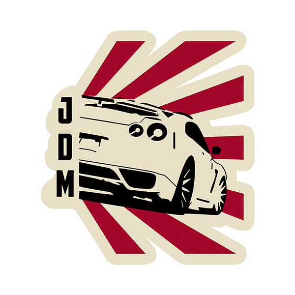 

JDM Sticker. Влагостойкая наклейка 9*6см