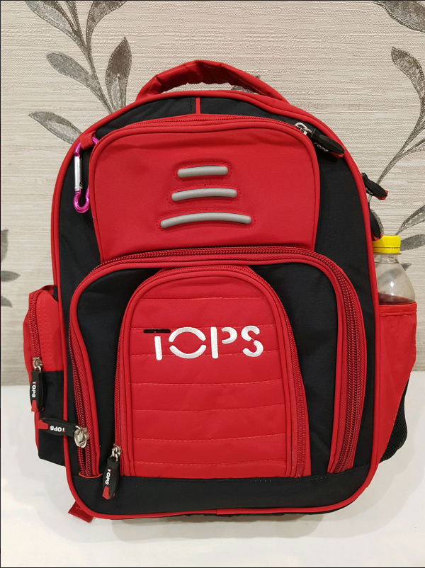 

Рюкзак TOPS для мальчиков пр-во Турция с ключницей, Красный