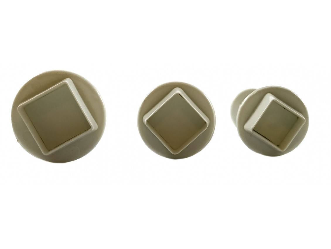 

Плунжер кондитерский Квадрат из 3 шт