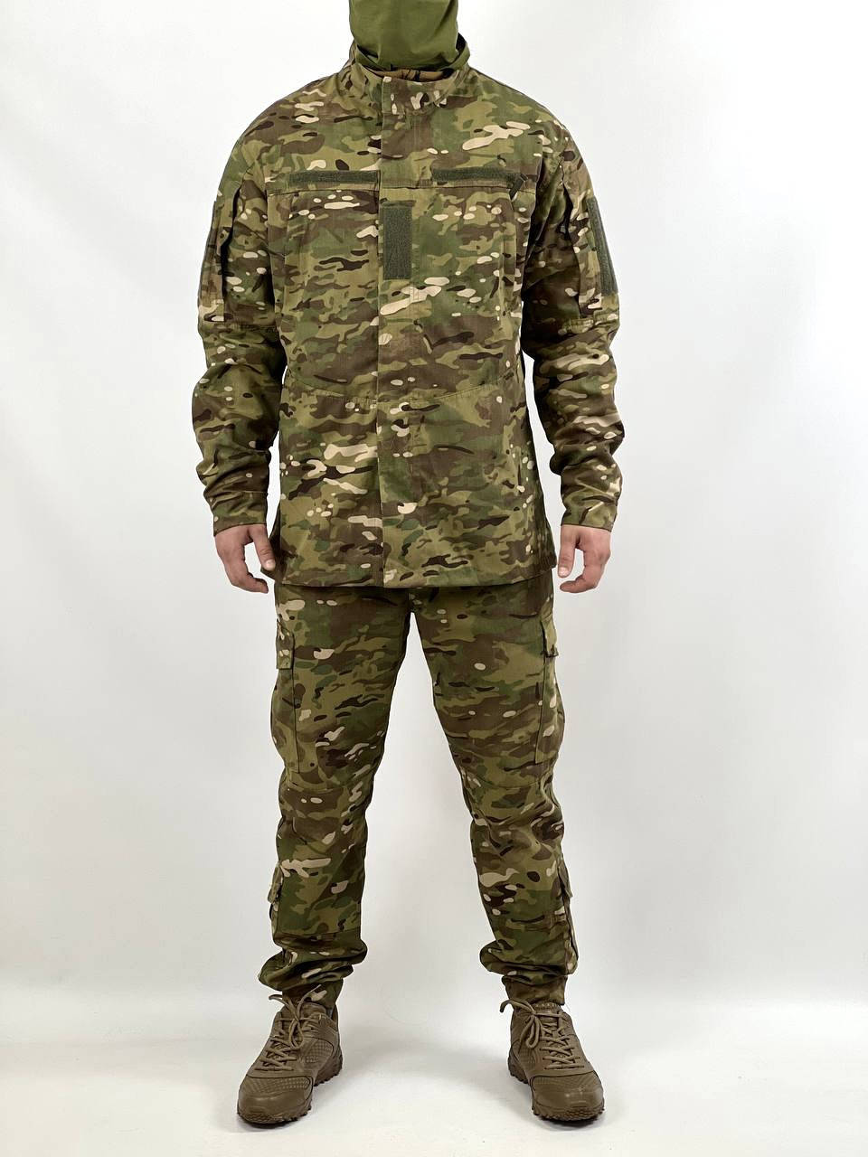 

Военный КОМПЛЕКТ одежды мультикам (китель+штаны), Камуфляж мультикам