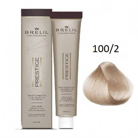 

Краска для волос Brelil Colorianne Prestige 100/2 суперосветлитель жемчужная платина 100 мл