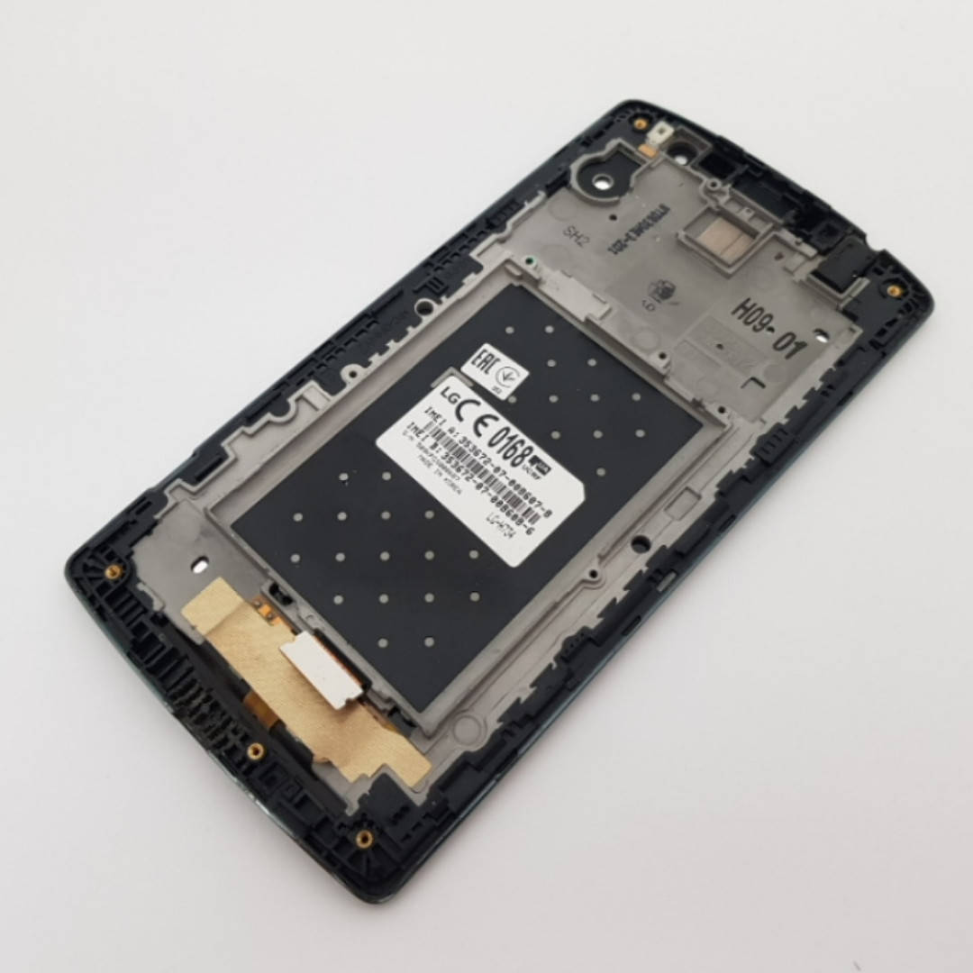 

С дефектом. Дисплей LG G4s H734 модуль черный Сервисный оригинал с разборки (царапины)