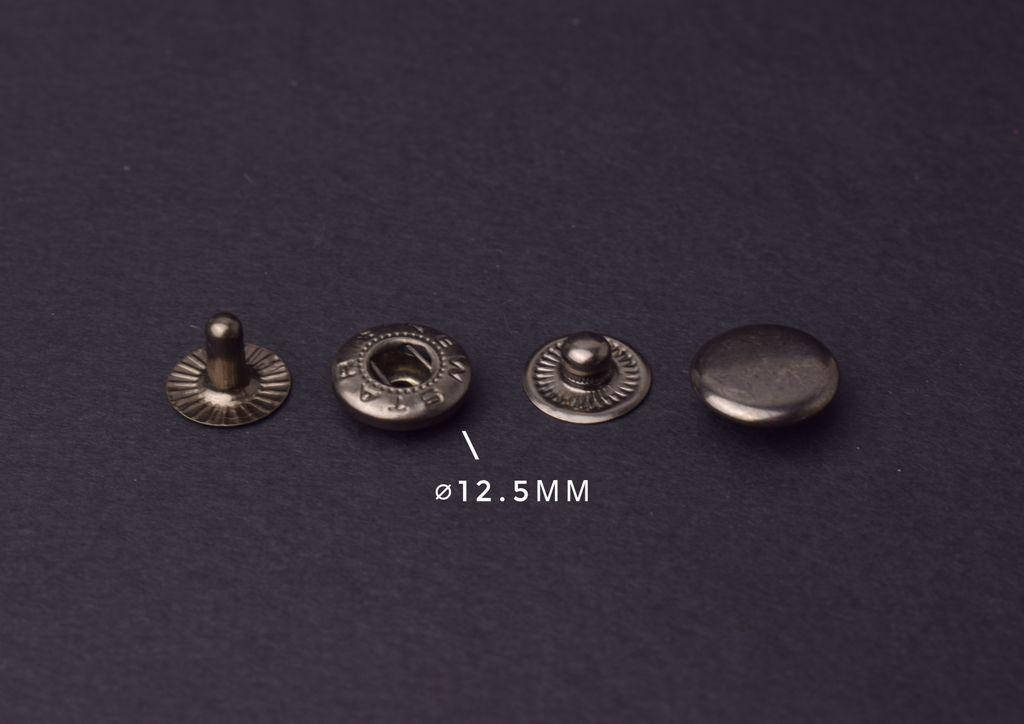 

Кнопка Альфа 12.5 мм, цвет: черный никель, упаковка 20 шт