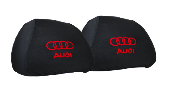 

Чехлы на подголовники Audi / Ауди, Черные, 2 штуки