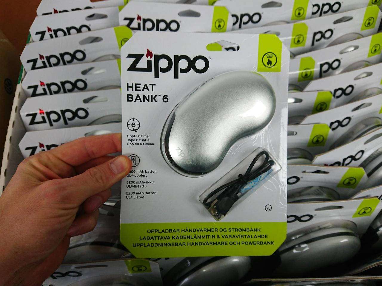 

Повербанк Грелка для рук Zippo Heatbank 6 (6 Hour HandWarmer PowerBank 5200 мА)