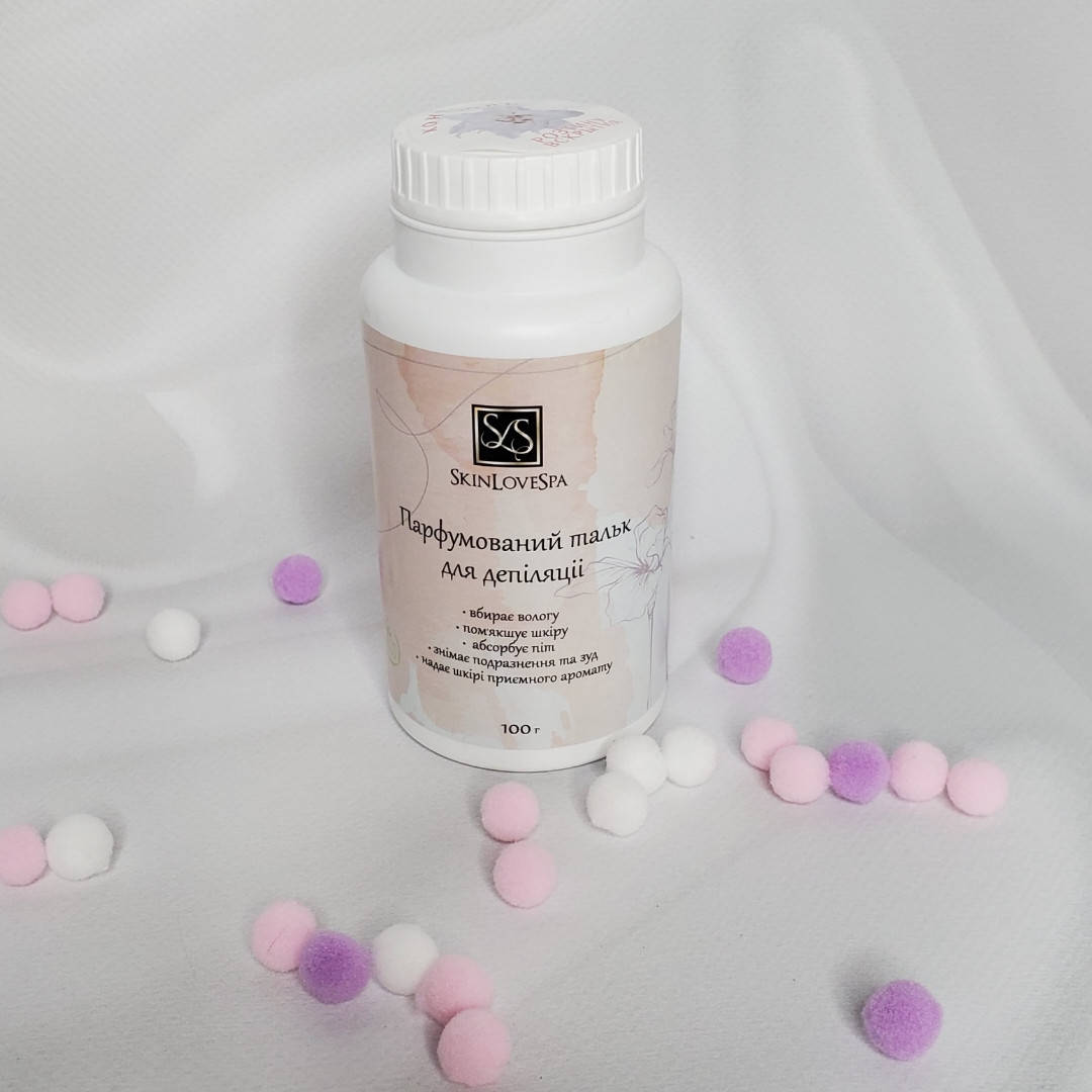 

Тальк для депиляции парфюмированный ТМ SkinLoveSpa 100 г