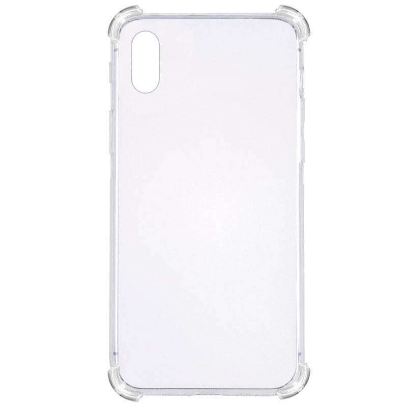 

Силиконовый противоударный прозрачный чехол для Apple iPhone X GETMAN (бампер)