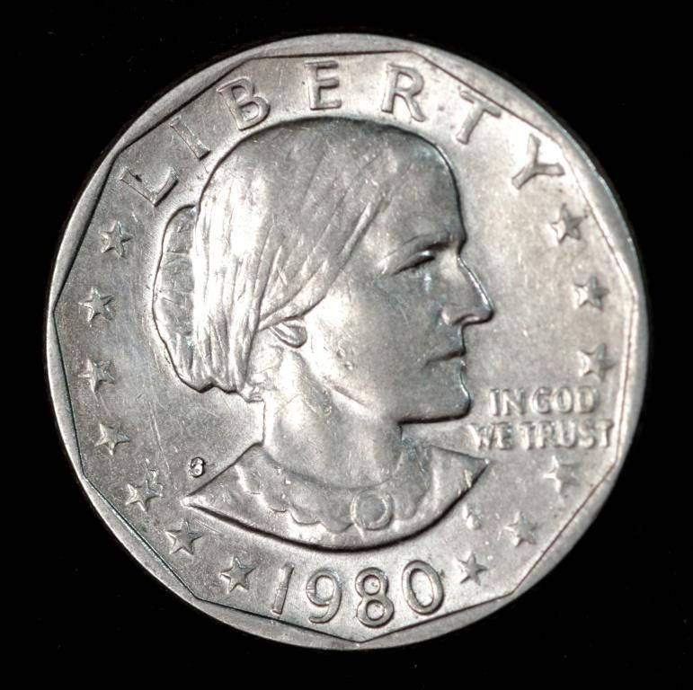 

Монета США 1 доллар 1980 г. "доллар Сьюзен Энтони"