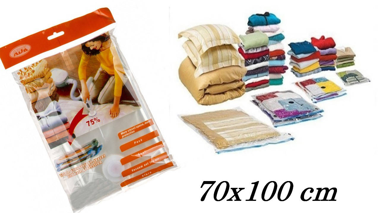 

Вакуумний пакет для одягу VACUUM BAG 70 х 100 см