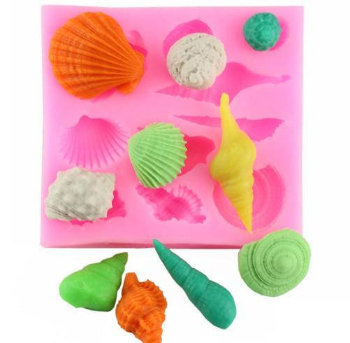 

Силиконовый молд Набор ракушек
