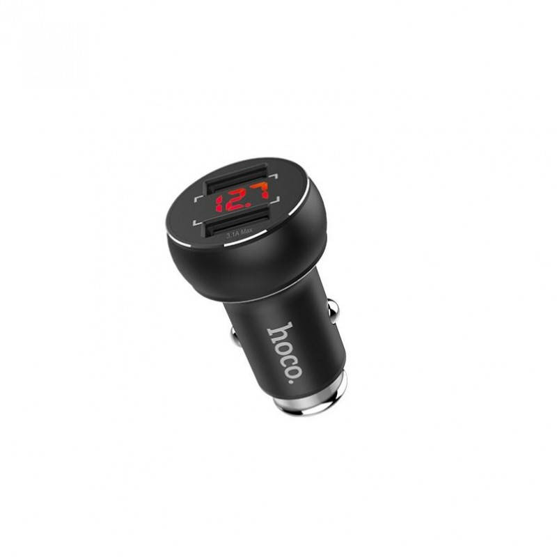 

Автомобильная зарядка Hoco Z22 Charger Digital Display 3.1A 2USB