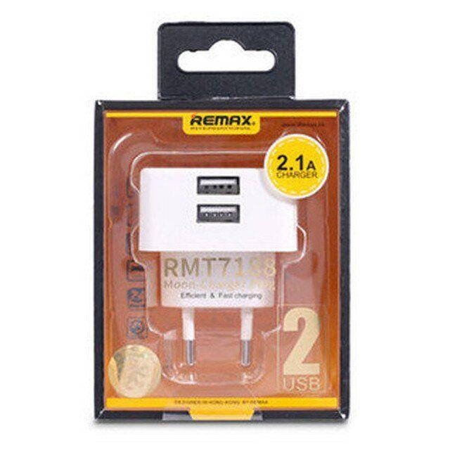 

МЗП блок Remax RMT 7188 (2USB / 2.1A), Белый