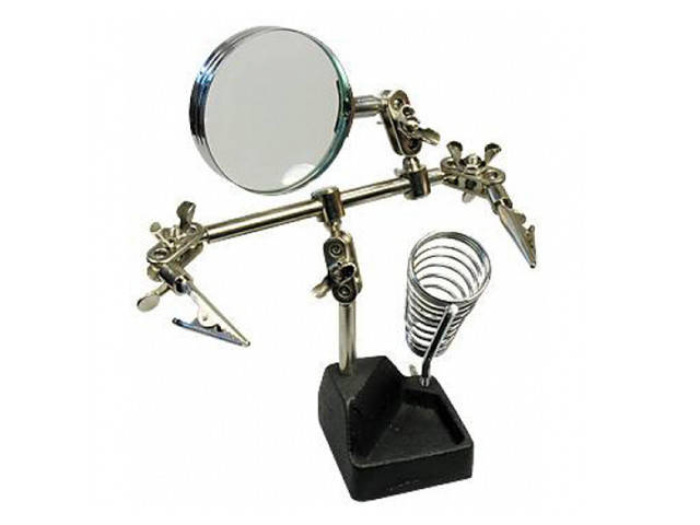 

Держатель "третья рука" ZD-10G, 3Х, диам-65мм+ подставка паяльника