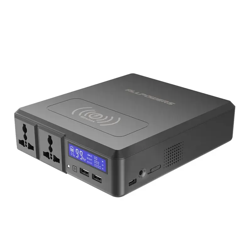 

Зарядная станция AllPowers 200W портативная УМБ, power bank с розеткой 220V, 154Wh / 41600mAh
