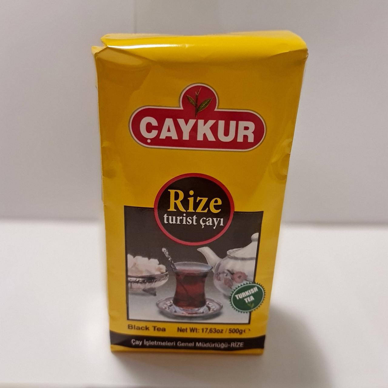 

Турецкий чёрный чай 500 грамм Caykur Rize Turist