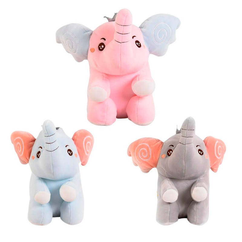 

Мягкая игрушка Слоник М 44754 3 цвета, 20 см