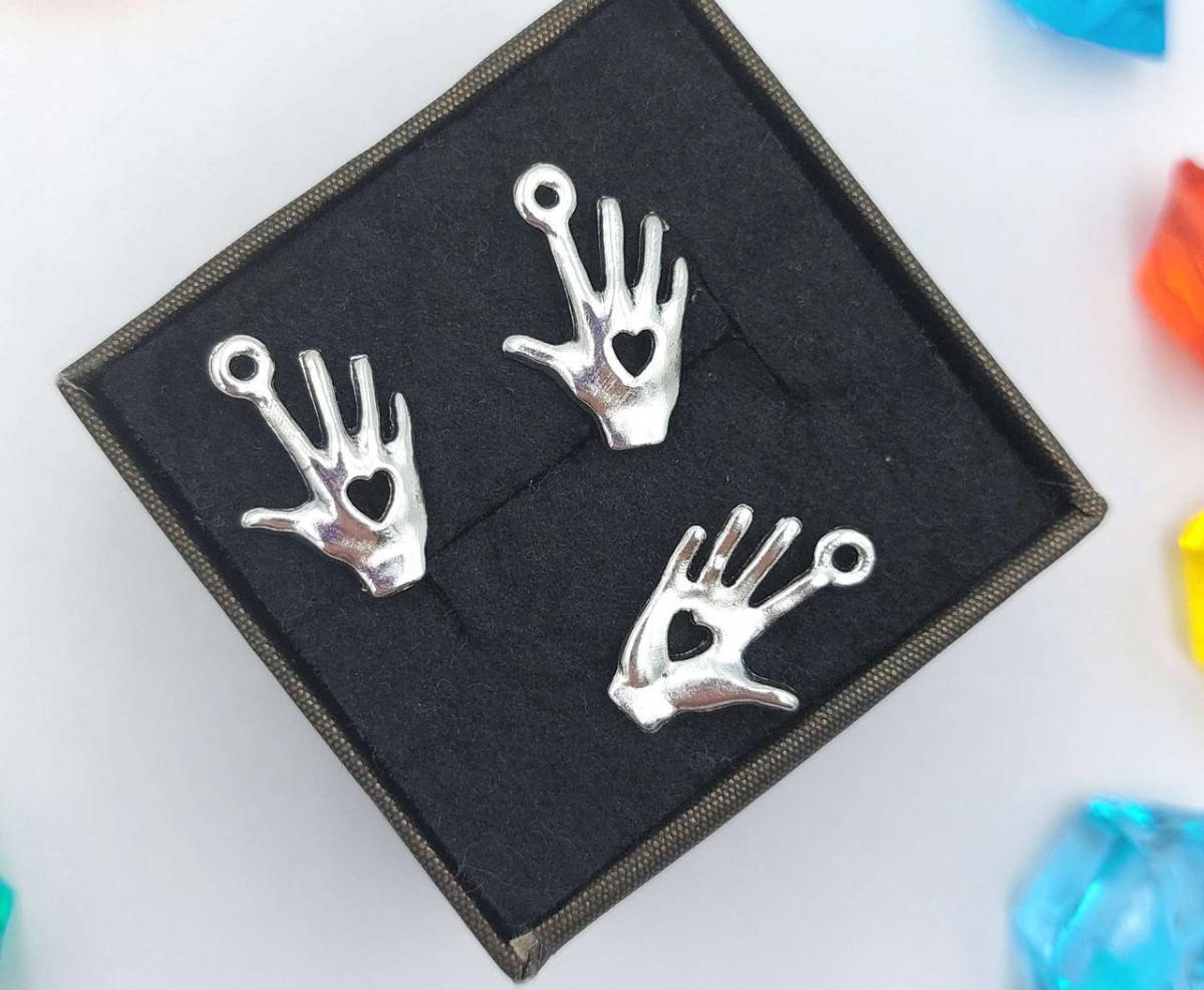 

(10шт) Кулоны из металла, подвеска (сп5нг-0309)