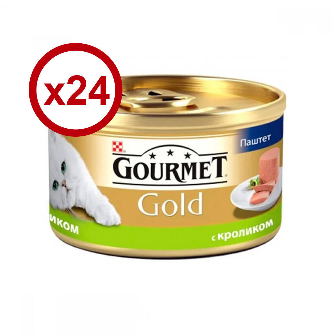 

Gourmet Gold паштет с кроликом 85г*24шт