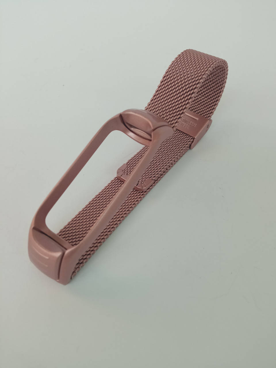 

Металлический ремешок для Mi Band 4 Розово-золотой RoseGold