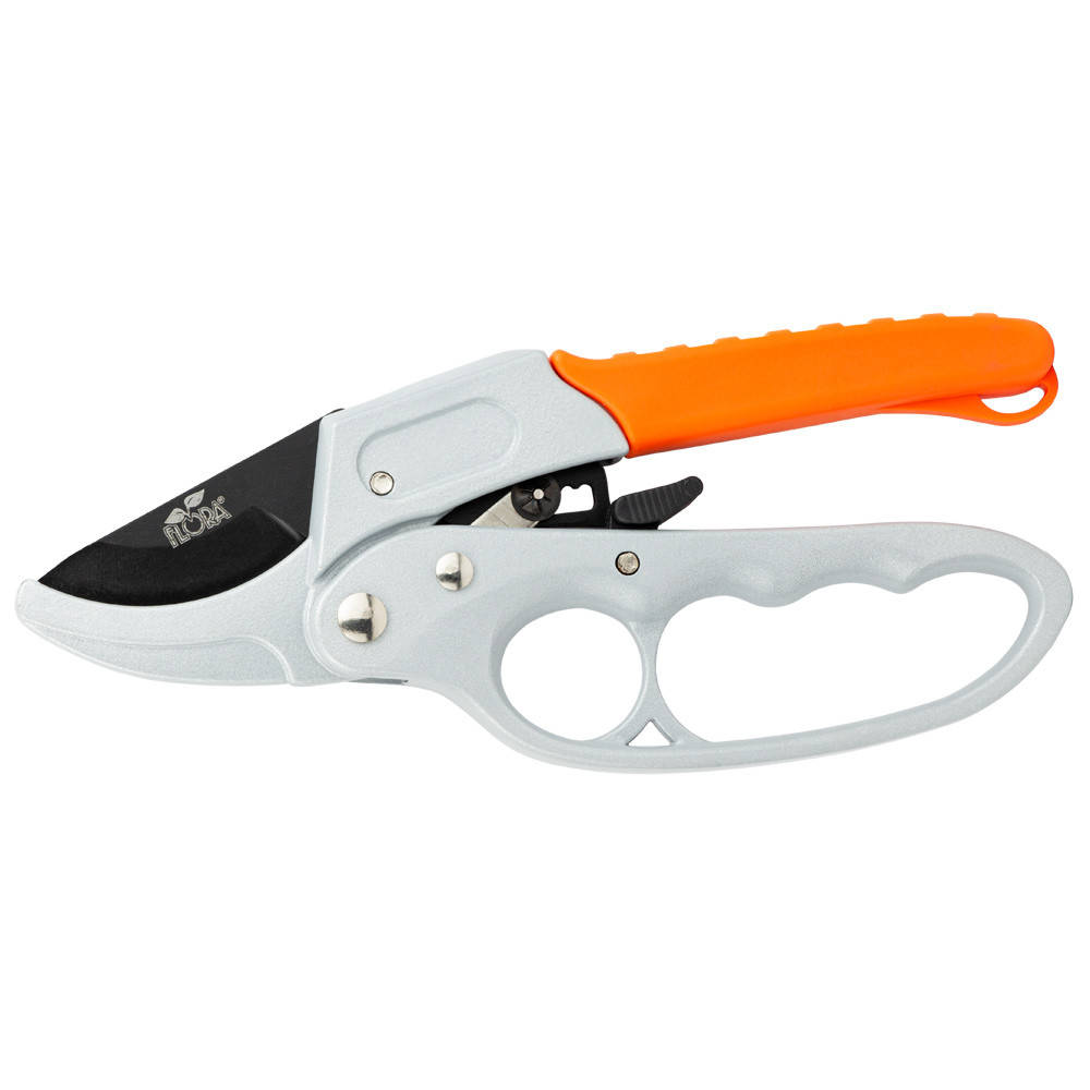 

Секатор с храповым механизмом 200мм FLORA (5021354)