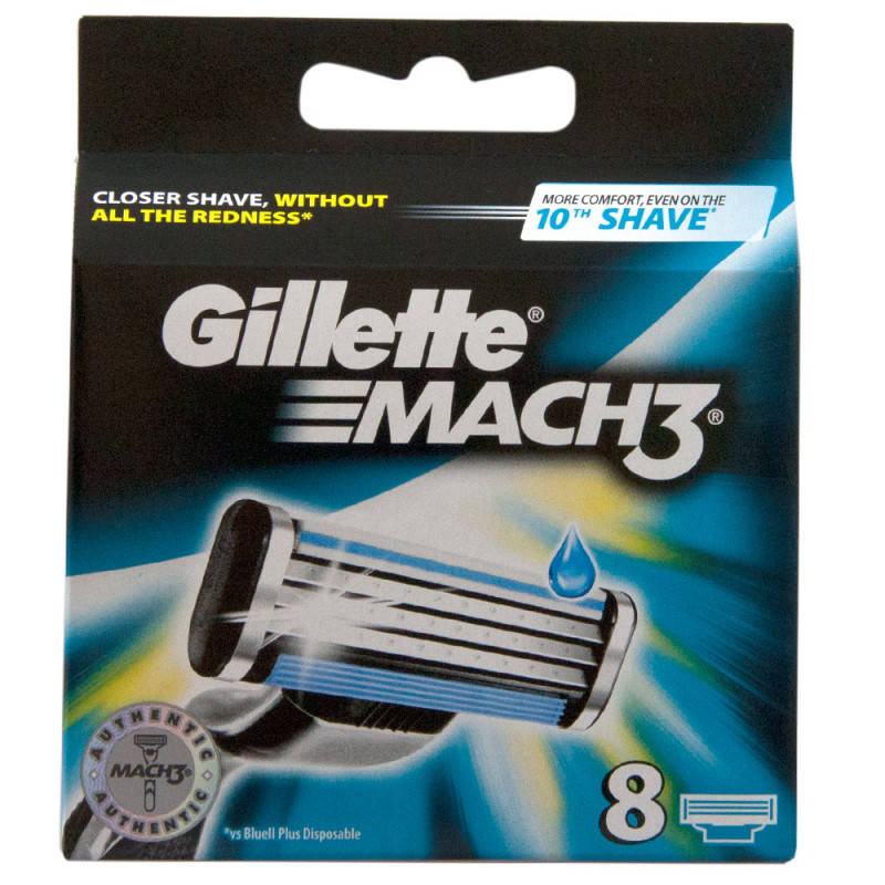

Сменные кассеты для бритья Gillette Mach3