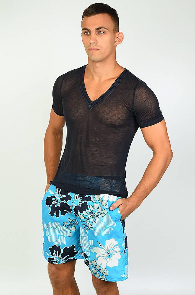 

Шорты Гаваи мужские голубые 135764M